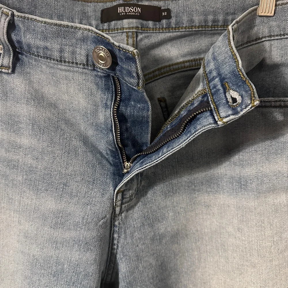 Hudson Jeans Light Blue Ankle & Cropped Denim - Picture 6 of 6
